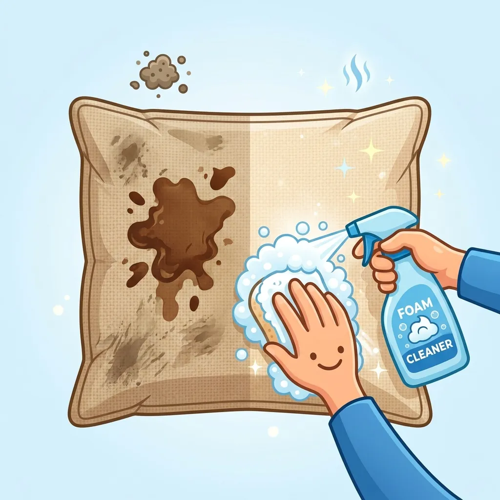 Cara Mudah Menghilangkan Noda Kopi & Minyak di Sofa Kain Canvas Ruang Tamu
